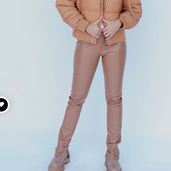 Goldie london pleather pants size S - Picture 2 of 2